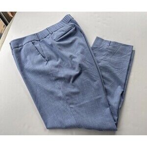 Talbots Hampshire Ankle Pant Womens 16W Light Blue Career Office Lunch Mature